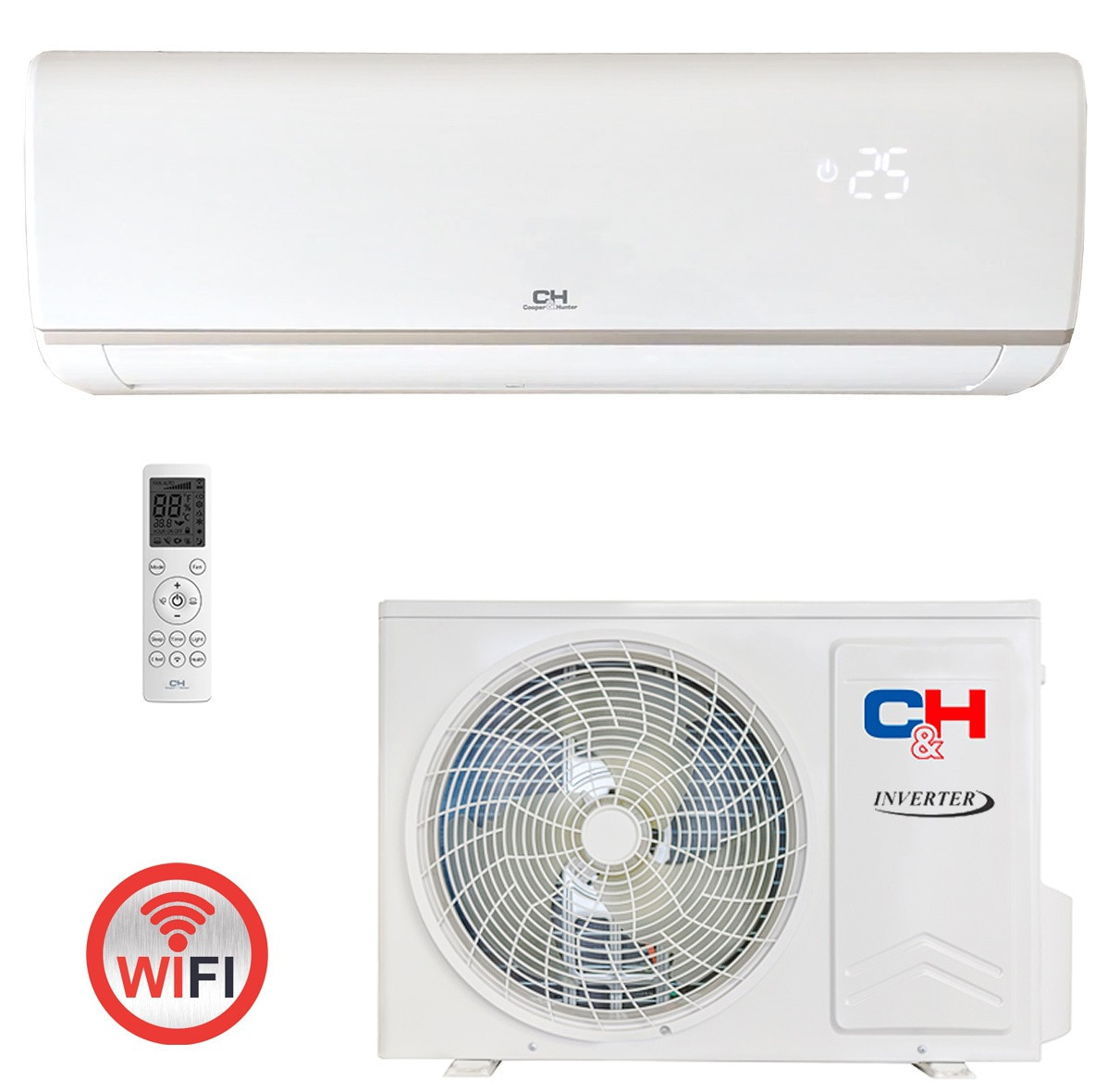 Інверторний кондиціонер Cooper&Hunter Nordic Evo Inverter CH-S18FTXN-NG R32 Wi-Fi