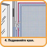 Москітна віконна сітка Комплект із кріпленням в асортименті, фото 5