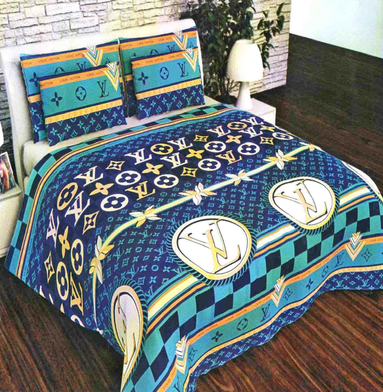 Набір постільної білизни Бязь Голд Люкс №бл313 Полуторний 150х220