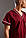 Медичний чоловічий костюм хірургічний бордовий - 03303, фото 2