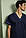 Медичний чоловічий костюм хірургічний темно-синій Atteks - 03304, фото 2