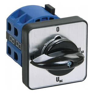Перемикач кулачковий ПКП10-44/О 10 А «Uc-О-Ua-Ub» 4Р/400 В IEK