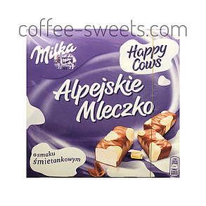 Цукерки Milka Alpejskie Mleczko пташине молоко вершкове молоко 330g, фото 3