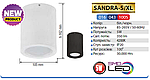 SANDRA-5/XL Світильник світлодіодний (5 Вт накладний), фото 5