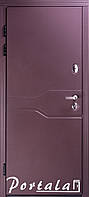 Двери уличные, МДФ-покраска по RAL,серия Премиум, модель Лозана, гнутый профиль, коробка 150 мм, полотно 105мм