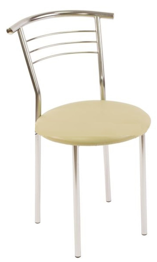 Стілець Marco (Марко) chrome шкірзам V-47 (оливковий), фото 1