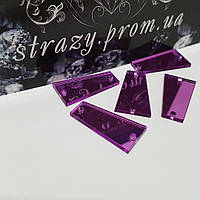 Дзеркальні пришивні стрази A20 11*21 Purple Velvet