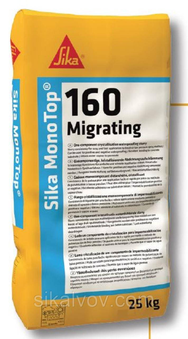 Проникальна гідроізоляція Sika MonoTop 160 Мigration, фото 1