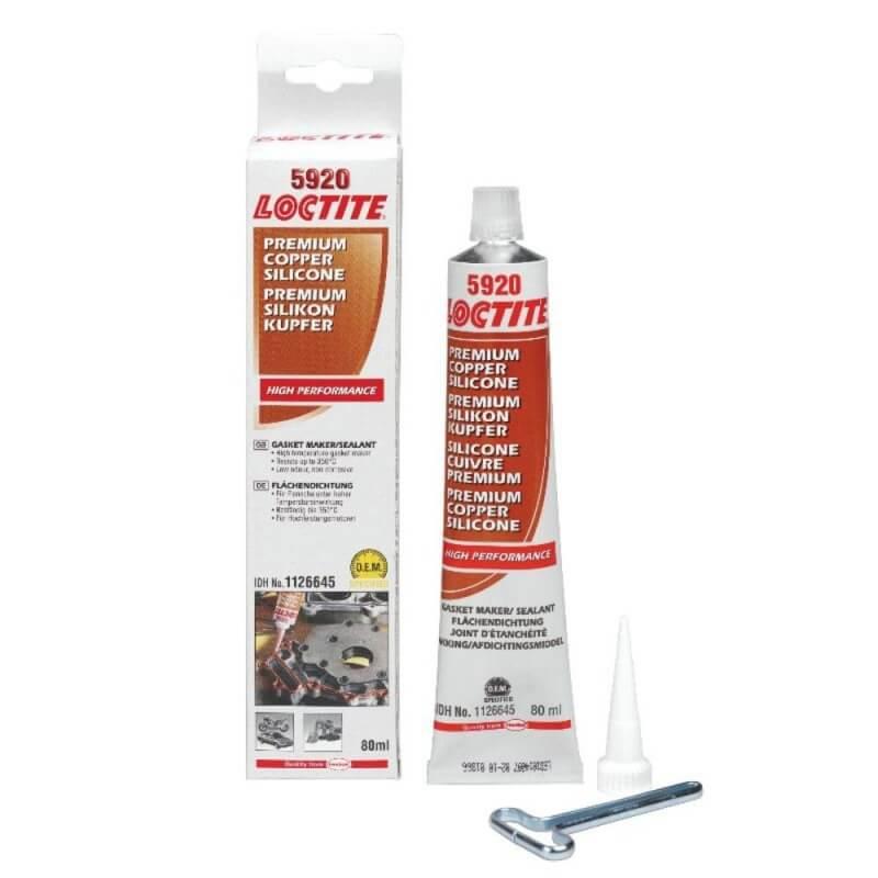Силікон Loctite SI 5920 (нейтральний, высокотемпературний, червоний, маслостійкий), фото 1
