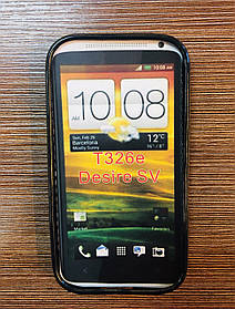 Силіконовий чохол на телефон HTC Desire SV T326e чорного кольору