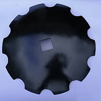 Диск борони ДМТ (Деметра )з бронесталі ромашка  ф660мм, ѕ6мм, квадрат 70мм, фото 3