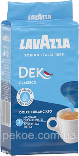 Кофе Lavazza DEK Decaffeinated Ground Coffee 250 г Лавацца без кофеина молотый Италия оригинал - фото 1 - id-p935378765