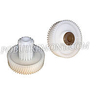 Шестірня м'ясорубки Saturn Ø 46-54зуб/Ø18-16зуб з втулкою Ø 8 мм original