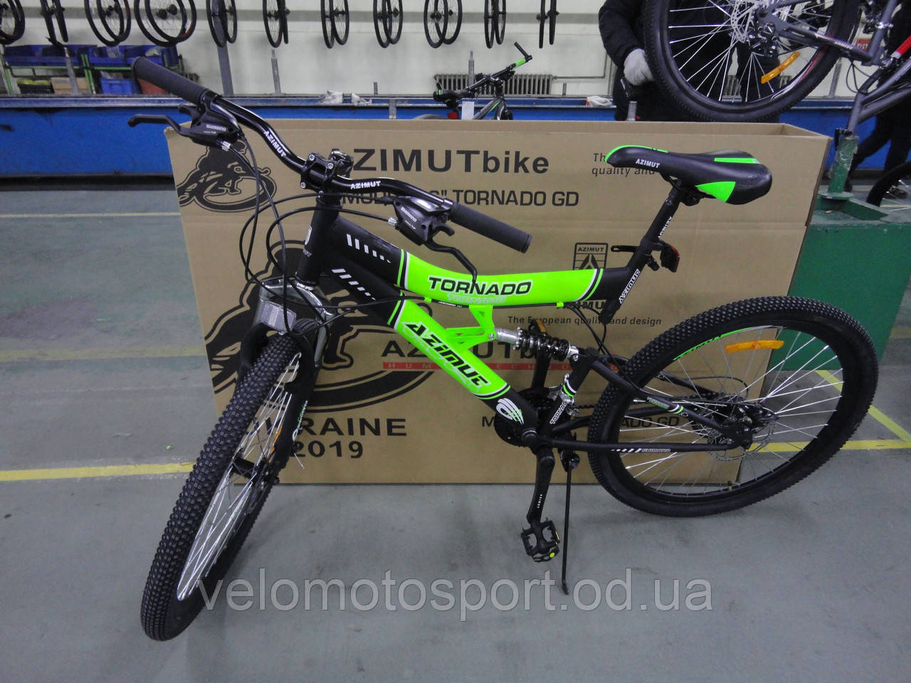 Велосипед " Азимут Tornado G-FRD 2019 26 дюймів