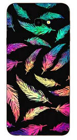 Силіконовий чохол для Samsung Galaxy J4 Plus 2018 з малюнком пір'я