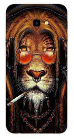 Силіконовий чохол для Samsung Galaxy J4 Plus 2018 з малюнком лев з сигаретою