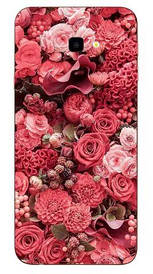 Силіконовий чохол для Samsung Galaxy J4 Plus 2018 з малюнком квіточки