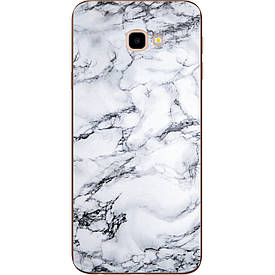 Оригінальний Бампер силіконовий для Samsung Galaxy J4 Plus 2018 з картинкою мармур