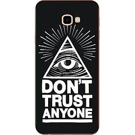 Оригінальний Бампер силіконовий для Samsung Galaxy J4 Plus 2018 з картинкою око