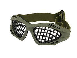 Захисні окуляри з сталевою сіткою MOD.2 – OLIVE [CS]
