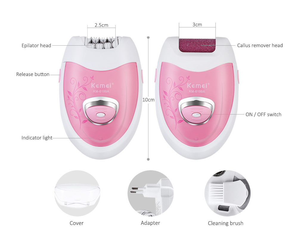 Эпилятор пемза Kemei Km-6199A: продажа, цена в Киеве. Женские эпиляторы ...