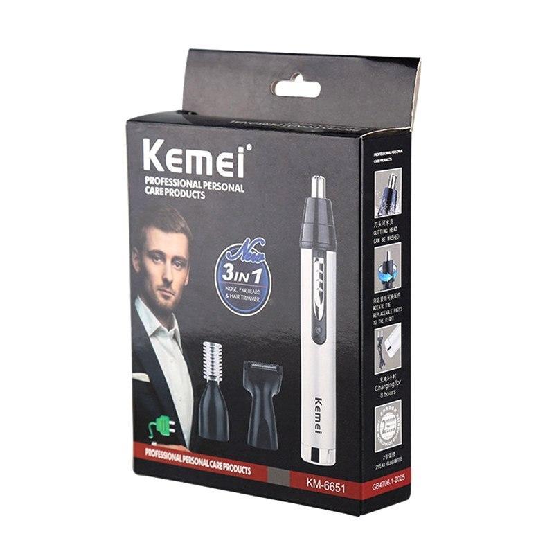 Триммер для носа і вух і брів Kemei Km-6651