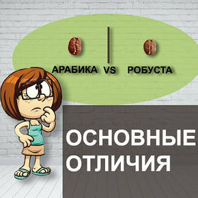 Основи кави! Чим відрізняється арабіка від робусти?!