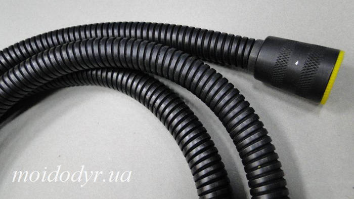 Шланг для душа 150 см (черный матовый), цена 1470 грн — Prom.ua (ID ...