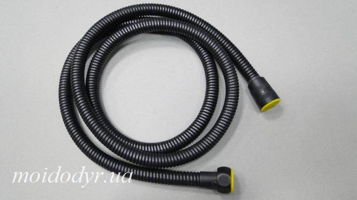 Шланг для душа 150 см (черный матовый), цена 1470 грн — Prom.ua (ID ...
