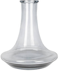 Скляна колба Steamulation для кальяну з ущільнювальним типом кріплення прозора