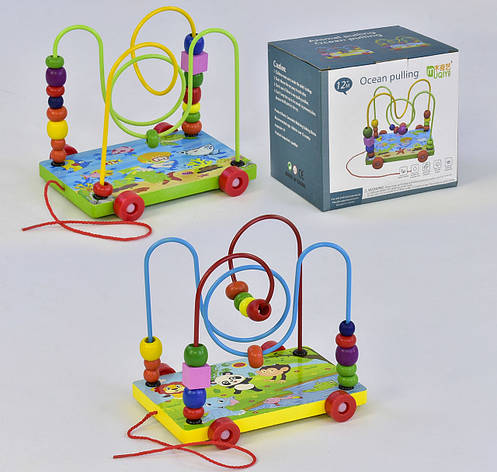 Дерев'яна гра Каталка-Лабіринт, фото 1