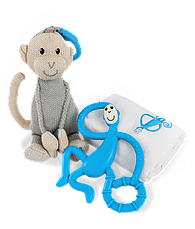 Набір Matcstick Monkey Blue пелюшка-прорізувач іграшка (MM-TGP-002), фото 3