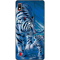 Бампер силіконовий для Samsung A10 з малюнком Тигри