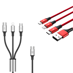 USB-Micro, Type-C, DC