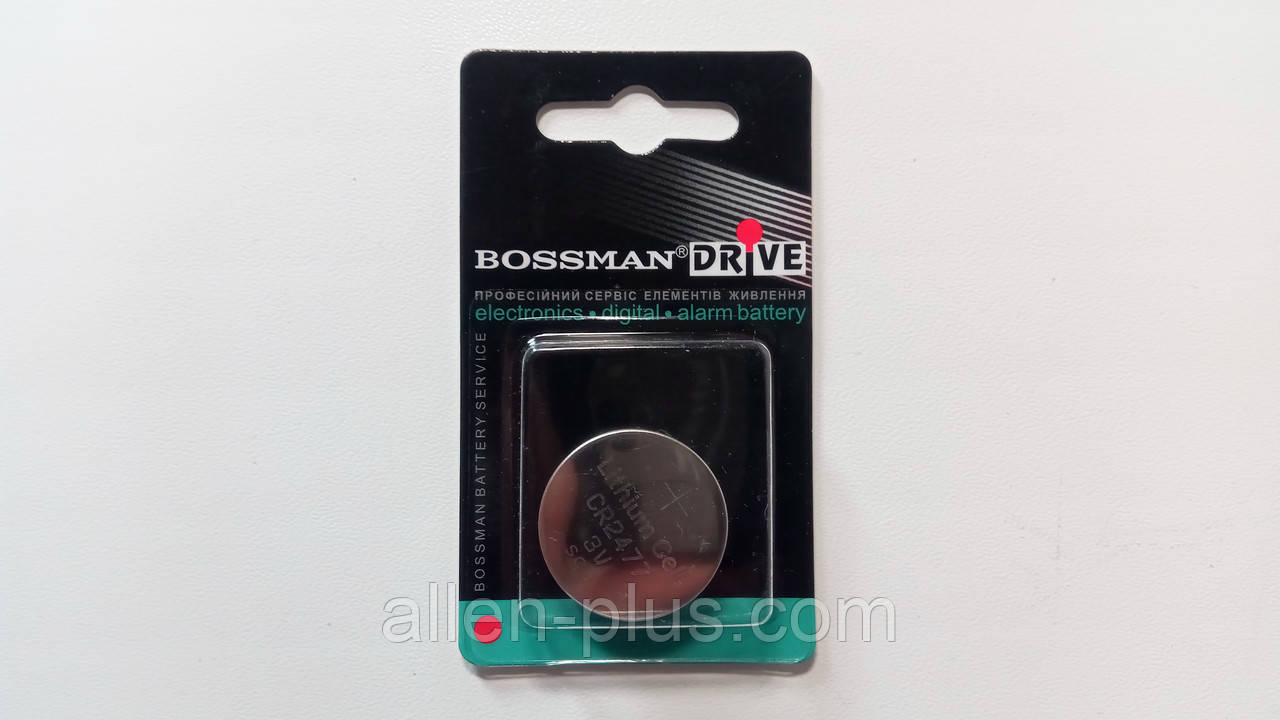 Батарейка литиевая Bossman DRIVE CR2477, 3V