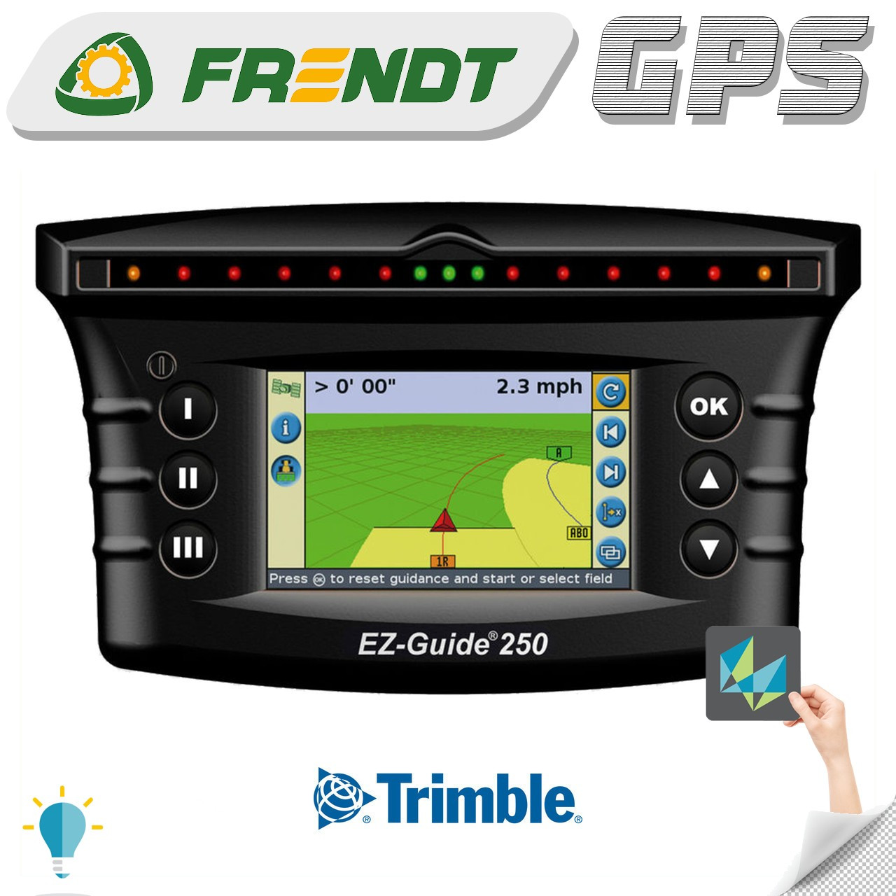 Gps навігатор для трактора (навігатор для поля, сільгосп навігатор) Трімбл 250