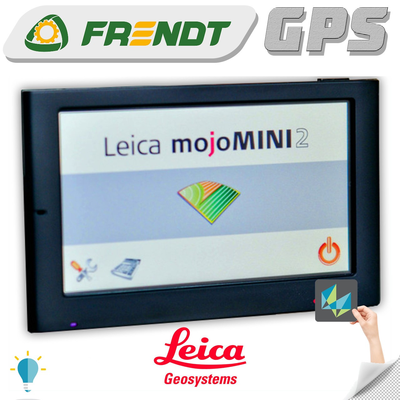 Gps навігатор для трактора (навігатор для поля, сільгосп навігатор) LEICA mojoMINI2