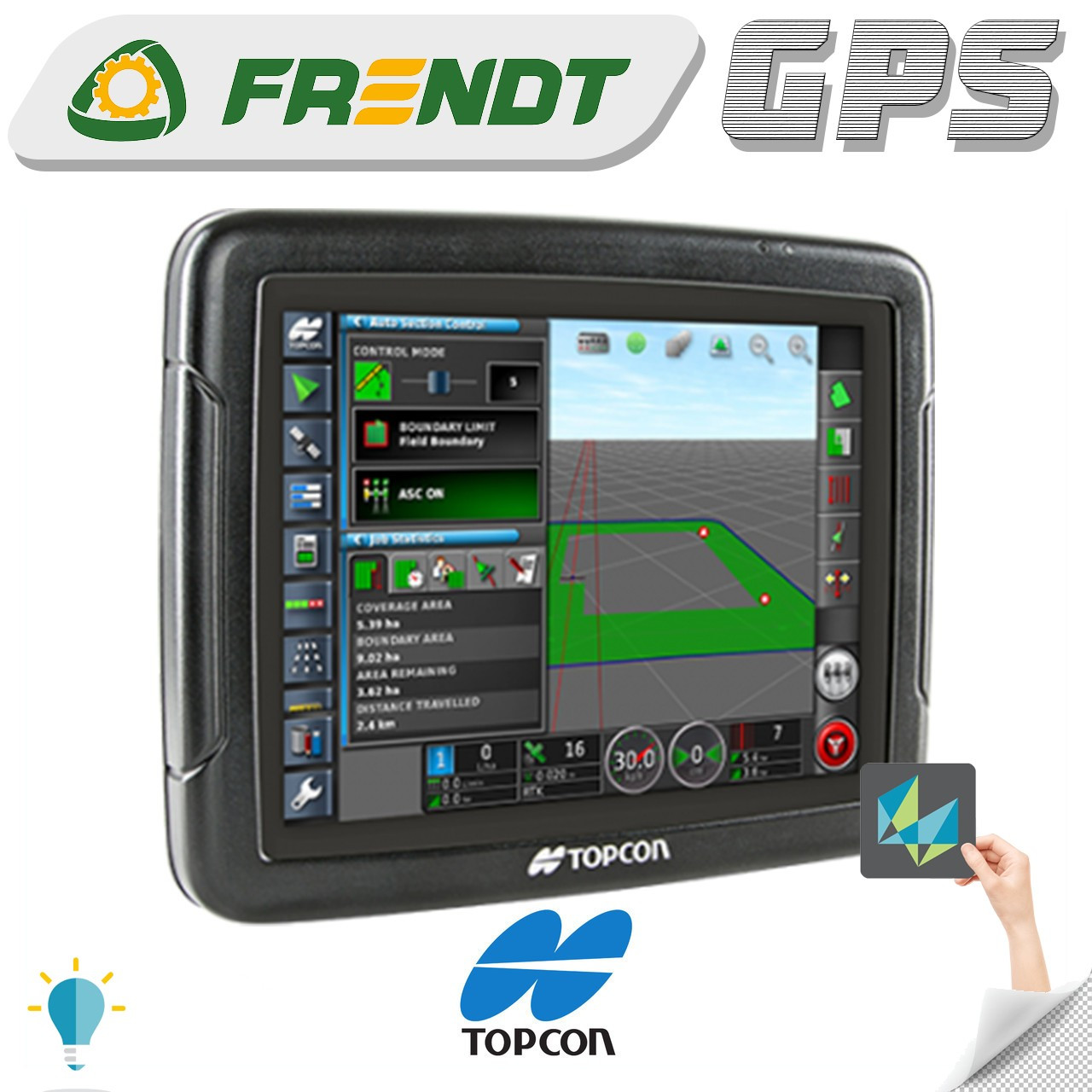 Gps навігатор для трактора (навігатор для поля, сільгосп навігатор) TOPCON x25