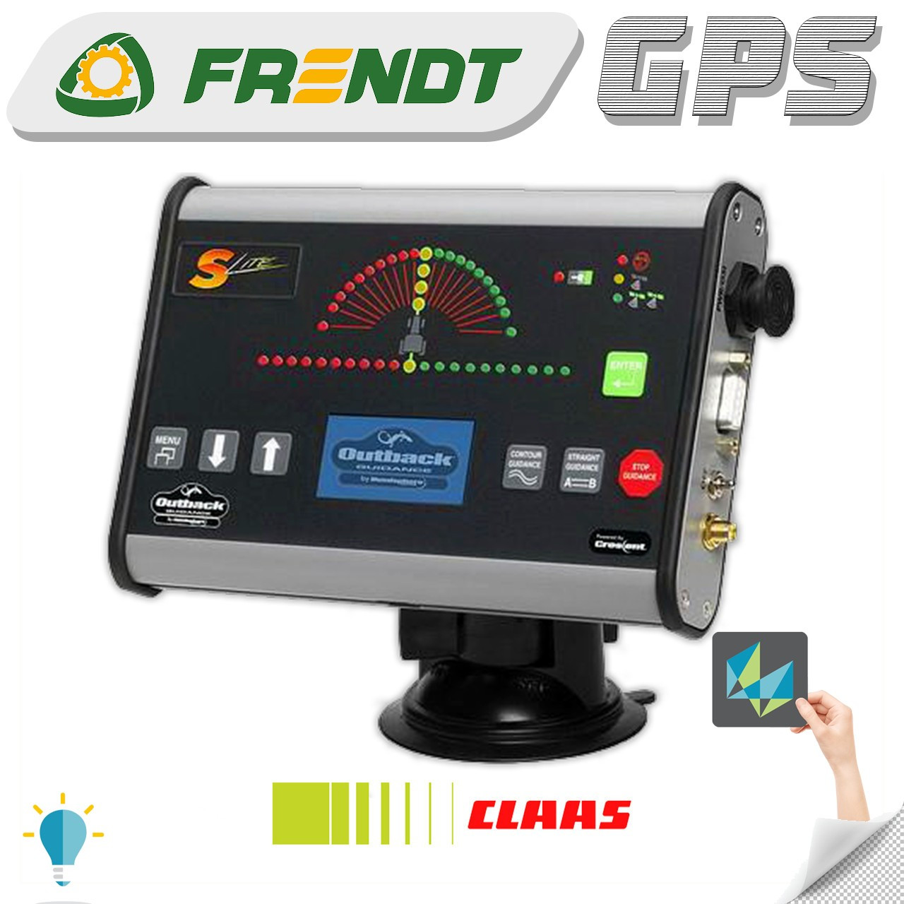 Gps навігатор для трактора (навігатор для поля, сільгосп навігатор) CLAAS outback S-lite