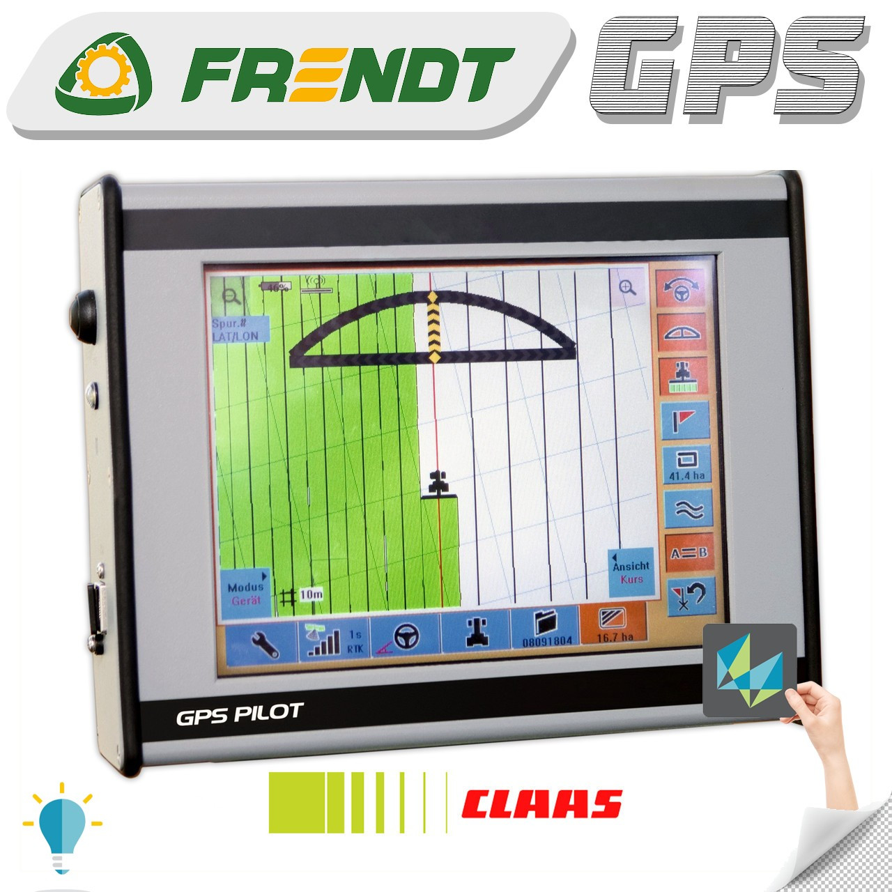 Система паралельного водіння CLAAS gps copilot s3