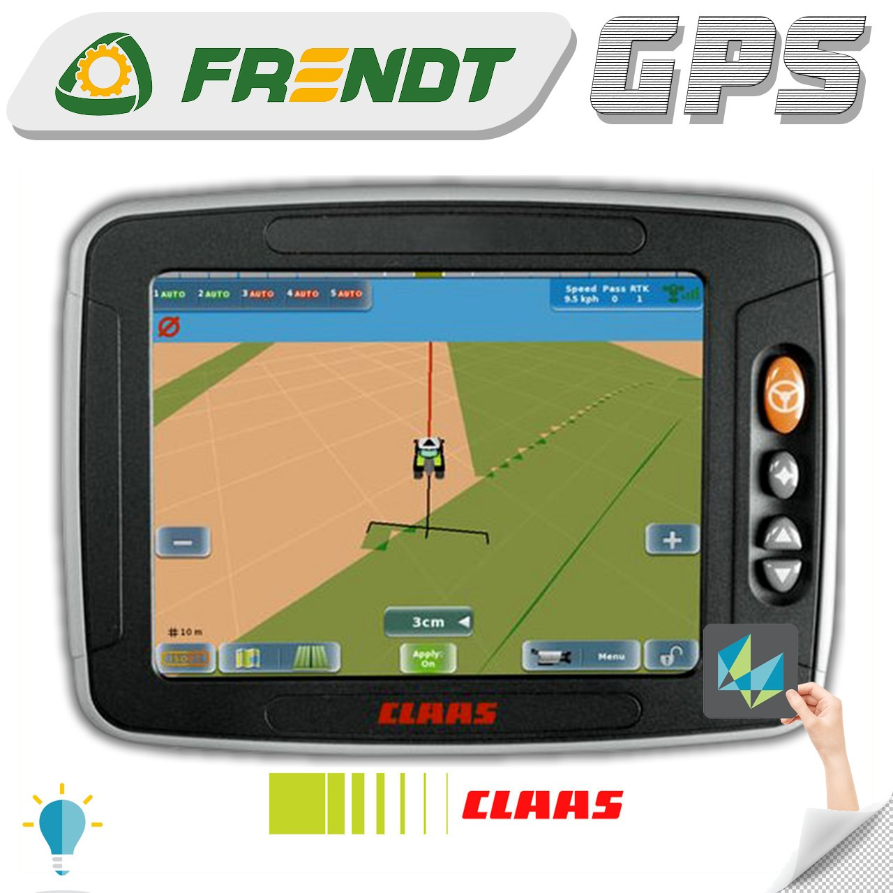 Gps навігатор для трактора (навігатор для поля, сільгосп навігатор) CLAAS gps copilot s10