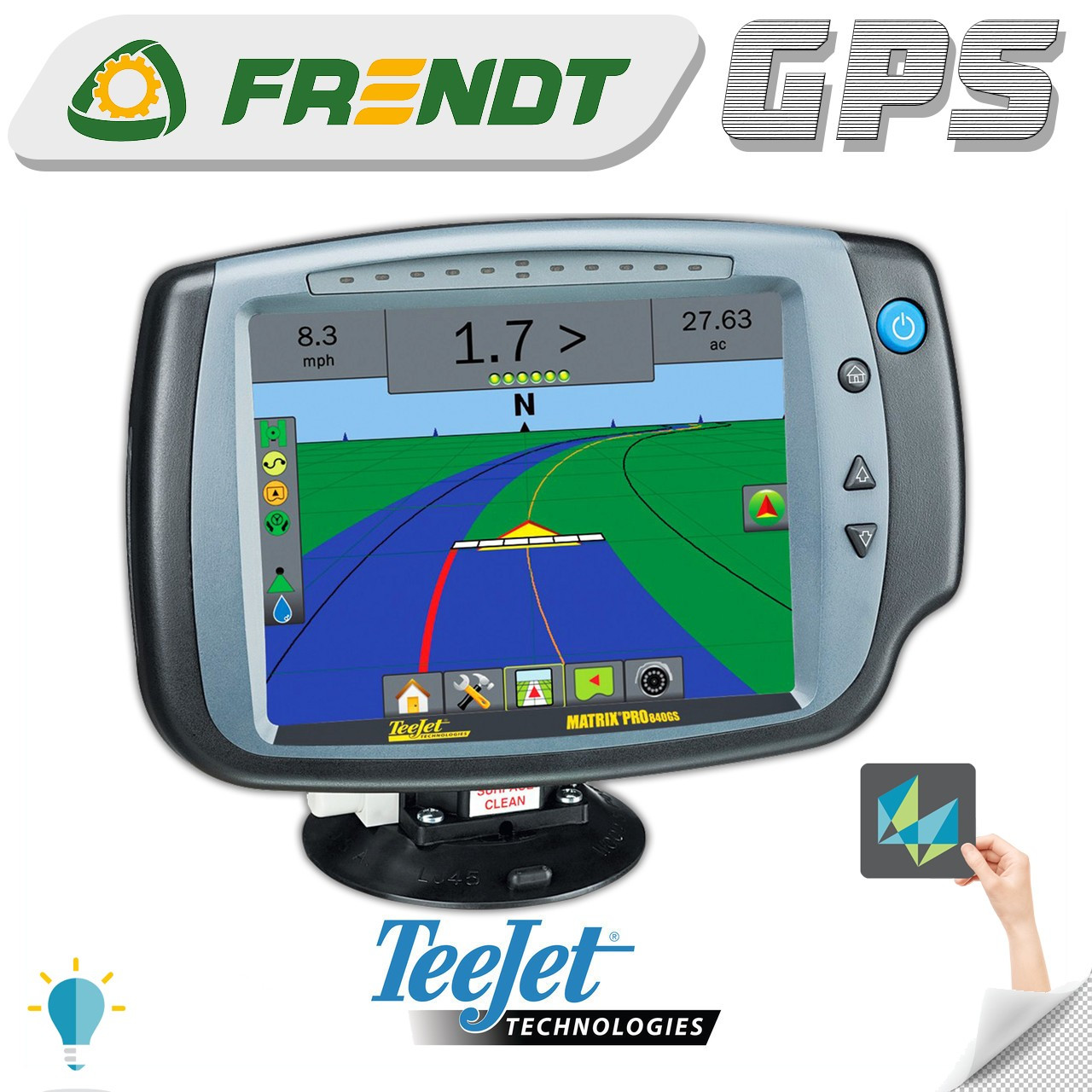 Курсовказівнік (система паралельного водіння, агронавігатор) Teejet matrix pro 840gs