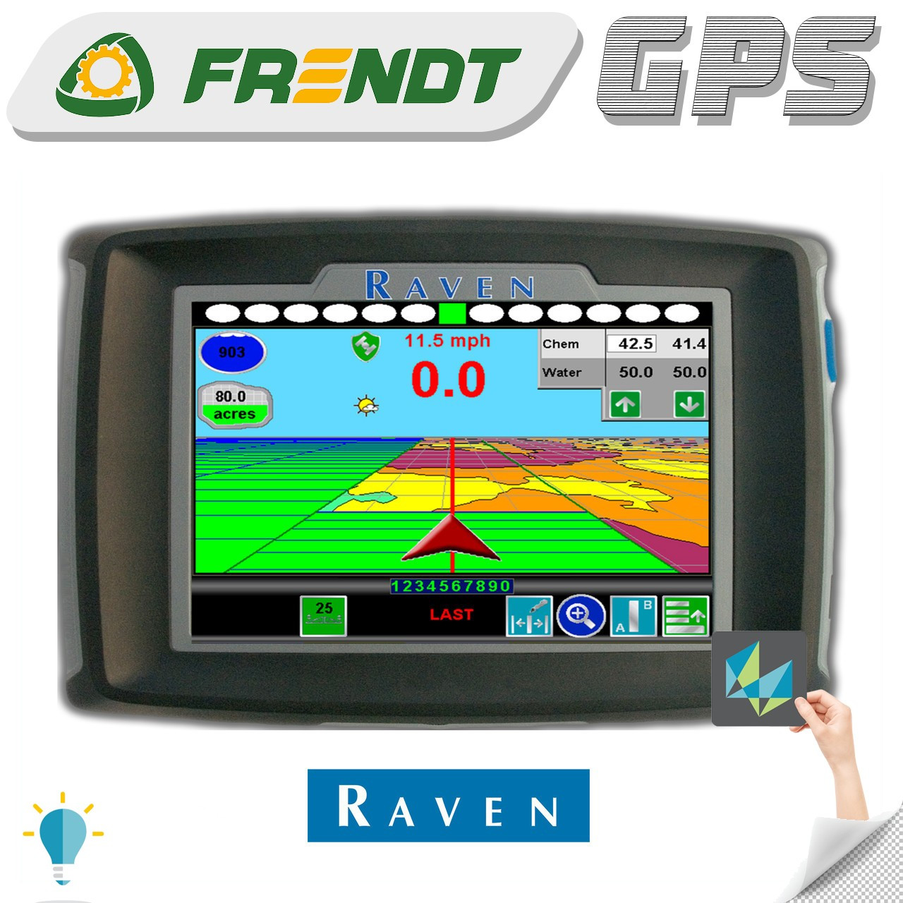 Курсовказівнік (система паралельного водіння, агронавігатор) RAVEN envizio pro