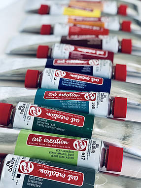 Фарба олійна ArtCreation, (637) Синьо-зелений темний, 200 мл, Royal Talens, фото 3