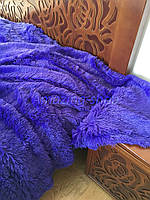 Покривало травичка  ⁇  Махровий плед травичка. Koloco (коло) — довгий ворс. 220х240 см. Колір Синій.
