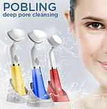 Pobling Sonic Pore Cleanser Color — щітка-масажер для обличчя, фото 2