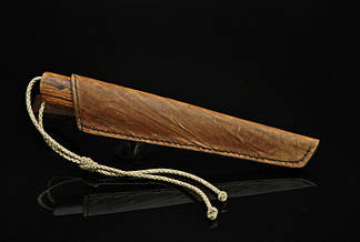 Якутський ніж ручної роботи з ручкою зі залізного дерева (Ironwood), фото 2