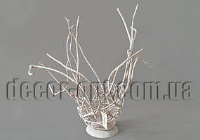 Декор-основа для композицій із лози Ø16 см 30 см JH002