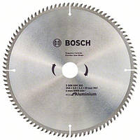 Диск пиляльний Bosch Eco for Aluminium 254х30мм Z96, алюміній