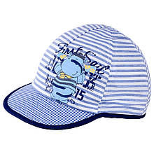 Бейсболка для хлопчика TuTu 109 арт. 3-004561 (46-50, 50-54) UV+30 50-54, Синій